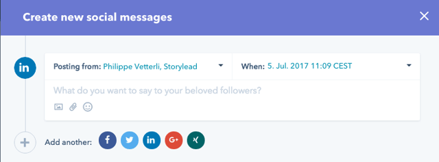 Create Social Publishing in HubSpot Create Social Publishing in HubSpot
