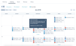 HubSpot Social Media Kalender