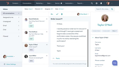 HubSpot Conversations Inbox