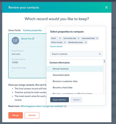 HubSpot Duplicate Management